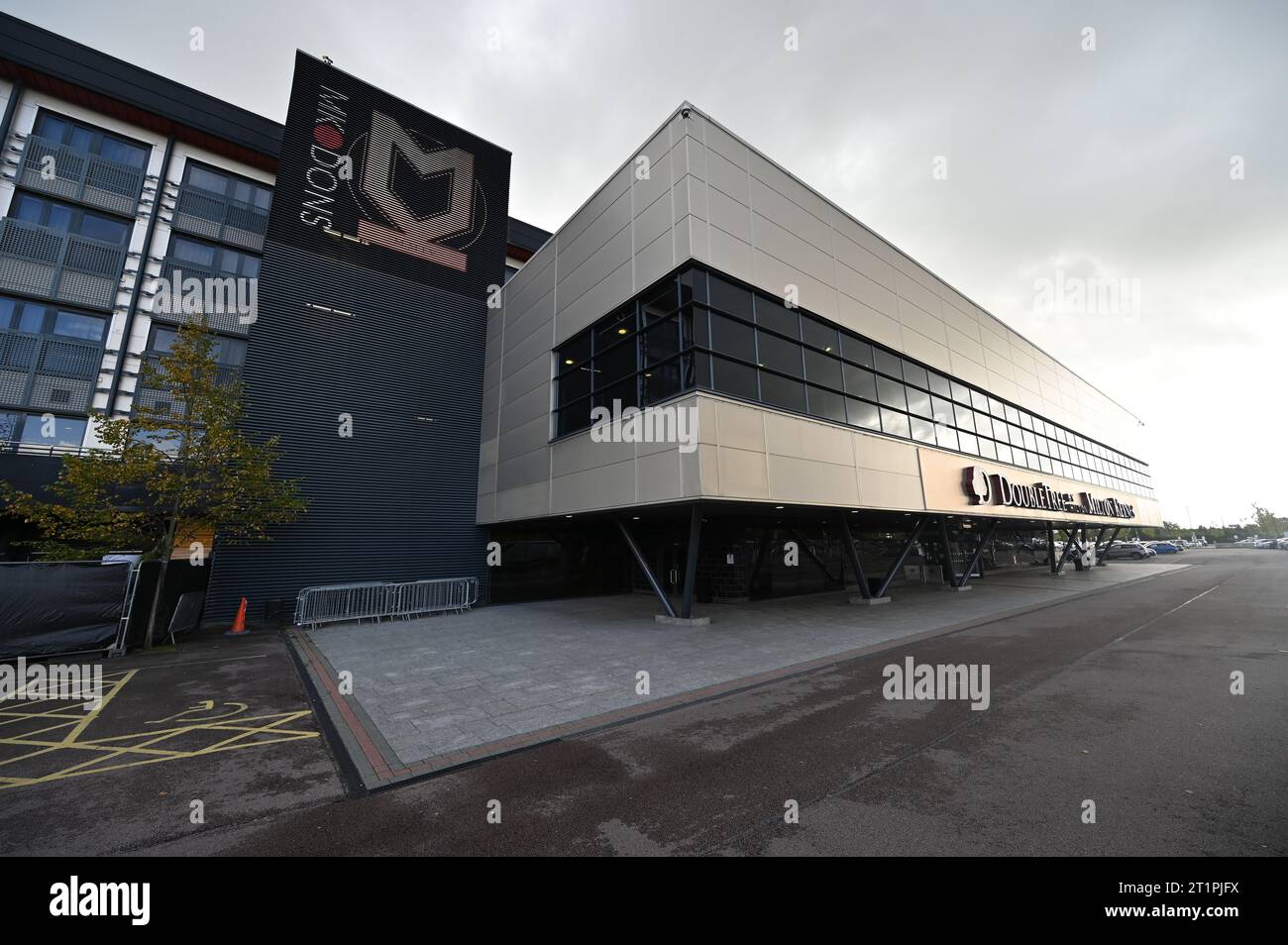 Doubletree by Hilton im MK Dons Stadion in Milton Keynes. Stockfoto