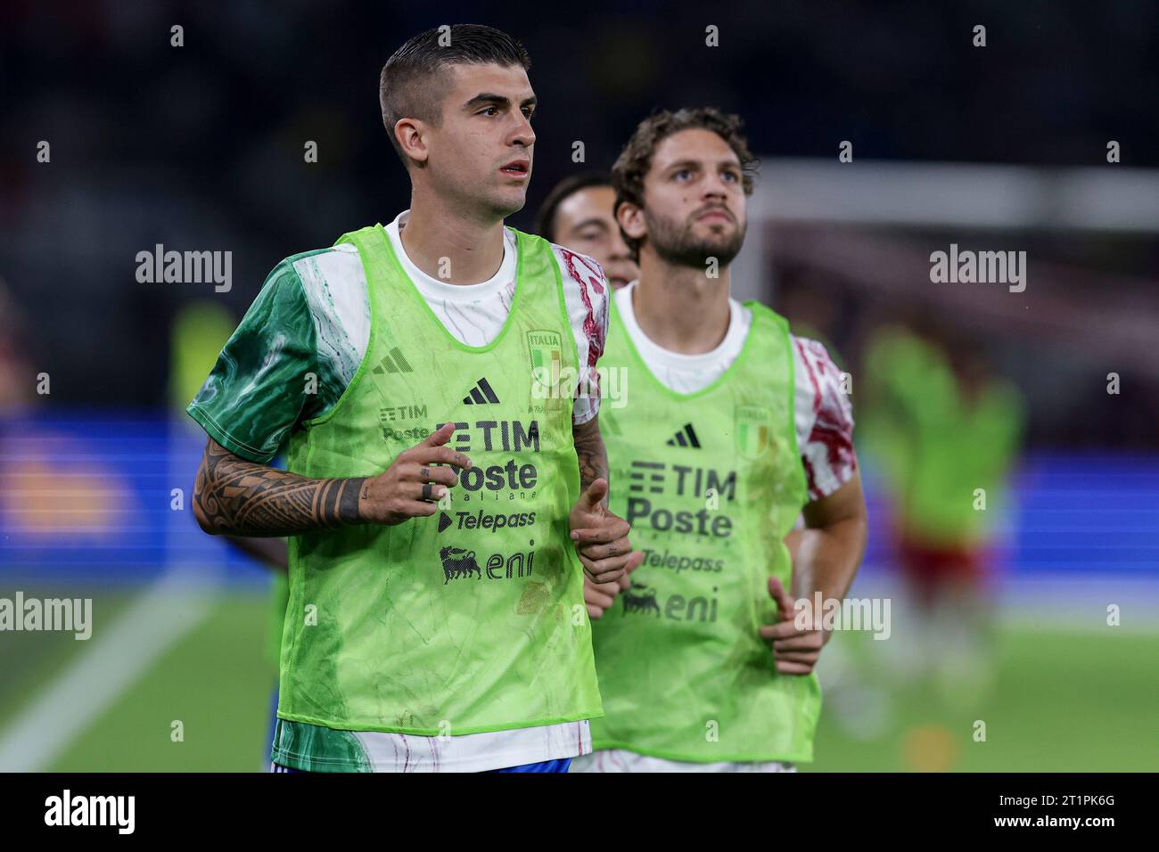 Der italienische Verteidiger Gianluca Mancini trifft am 14. Oktober