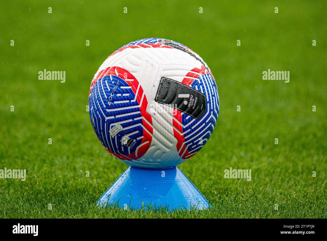 Bundoora, Australien. 15. Oktober 2023. Der offizielle A-League-Ball von Nike. Quelle: James Forrester/Alamy Live News Stockfoto