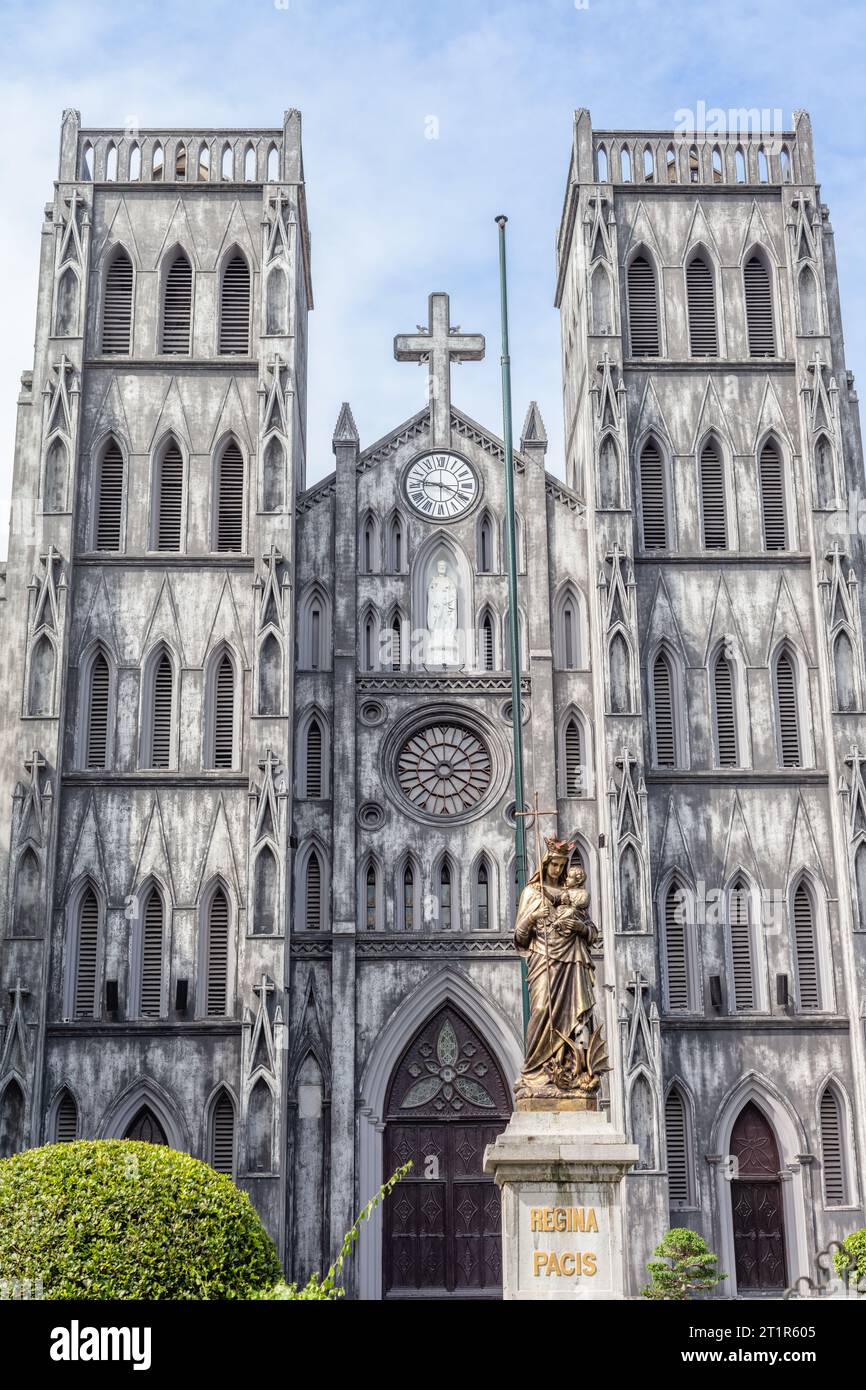 St. Josephs Kathedrale, Altstadt, Hanoi, Vietnam Stockfoto