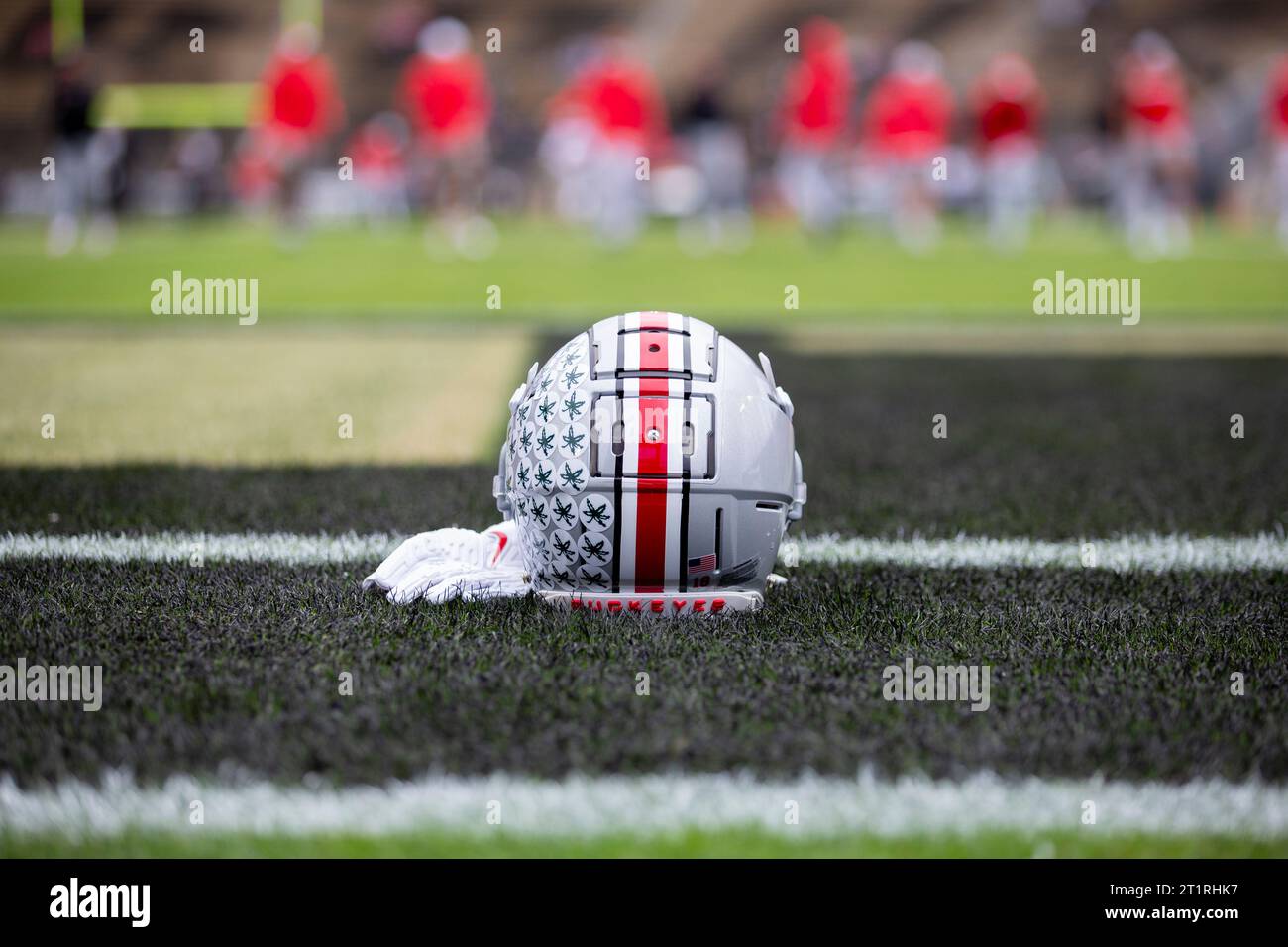 West Lafayette, Indiana, USA. Oktober 2023. Die Ohio State University besiegt die Purdue University 41-7 im Ross-Ade Stadium. (Kindell Buchanan/Alamy Live News) Stockfoto