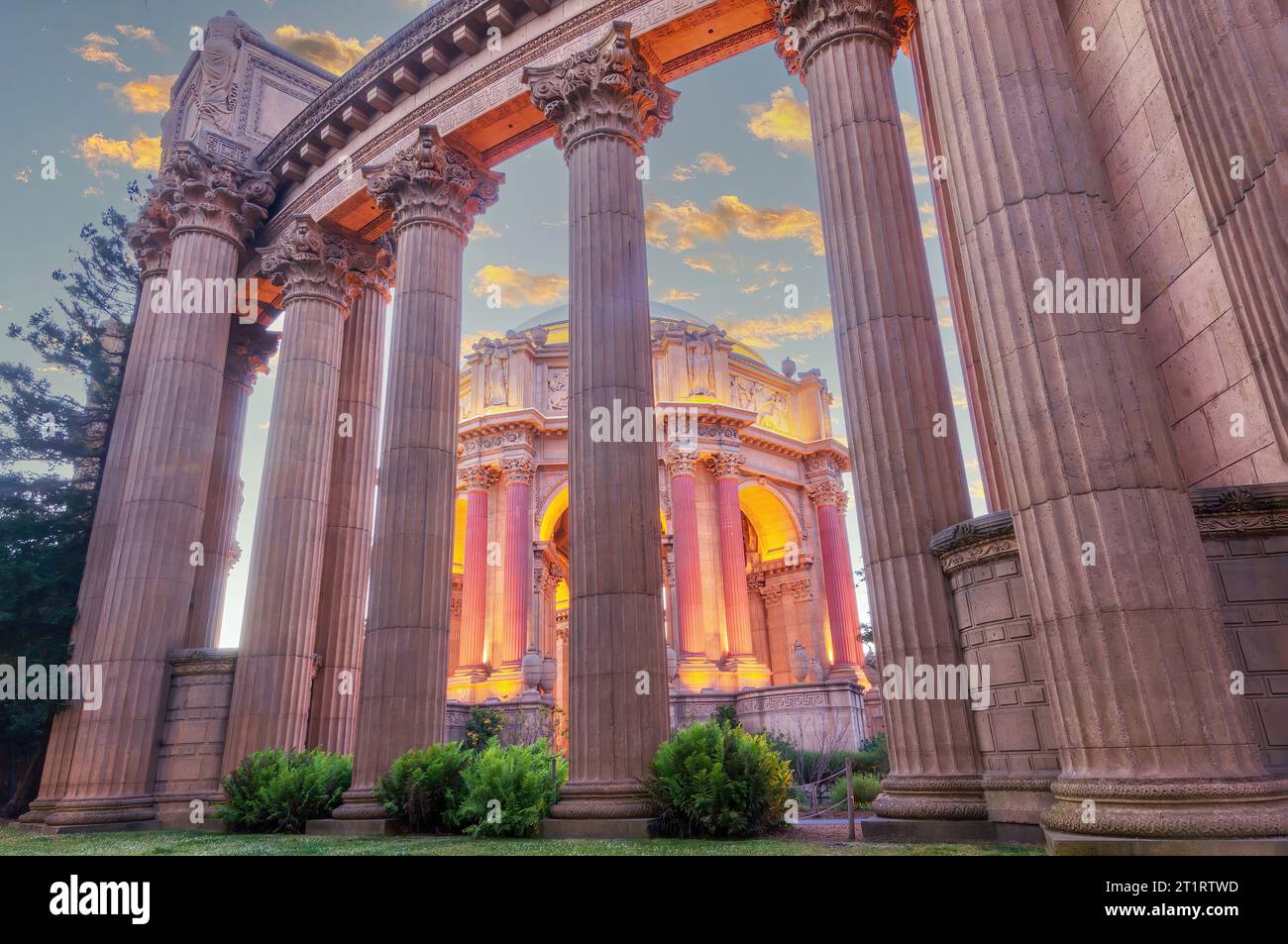 Palace of Fine Arts, San Francisco, Kalifornien Stockfoto