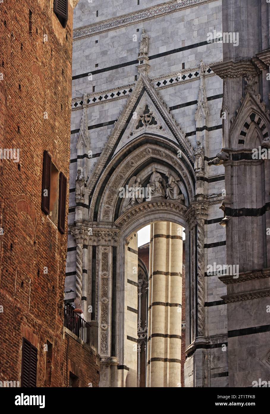 Kathedrale von Siena in der Toskana, Italien Stockfoto