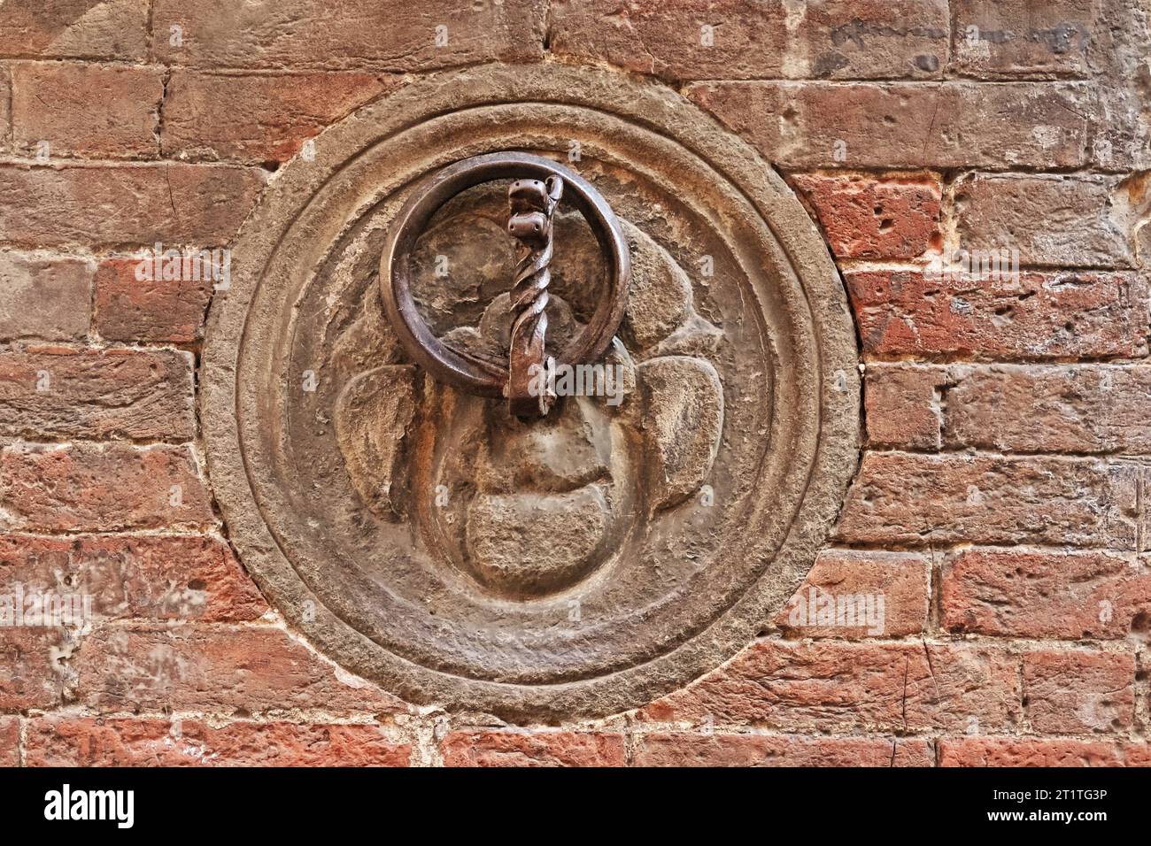 Siena, eine der beliebtesten und meistbesuchten Städte in der Toskana, Italien Stockfoto