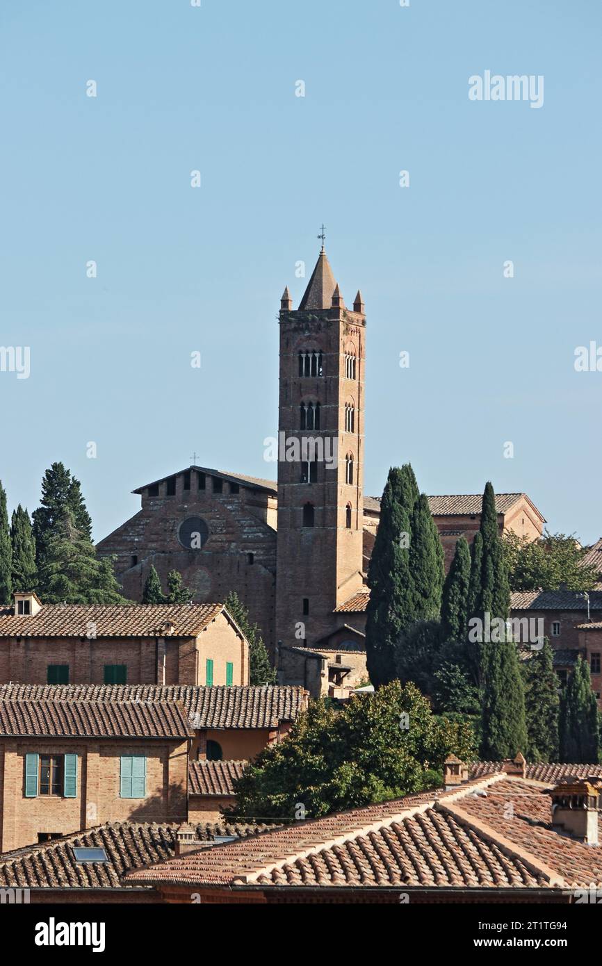 Siena, eine der beliebtesten und meistbesuchten Städte in der Toskana, Italien Stockfoto