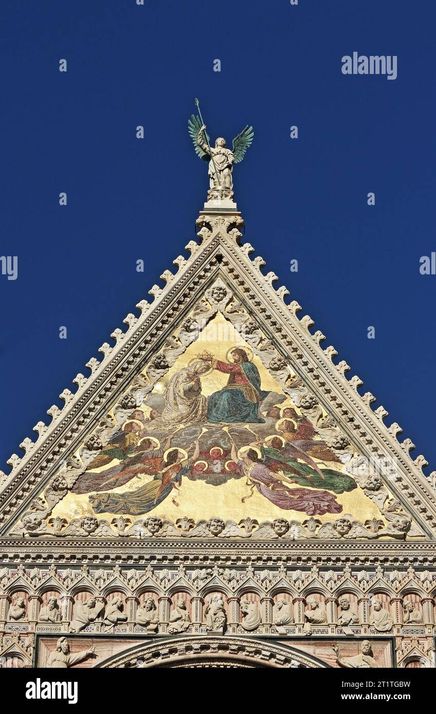 Kathedrale von Siena in der Toskana, Italien Stockfoto