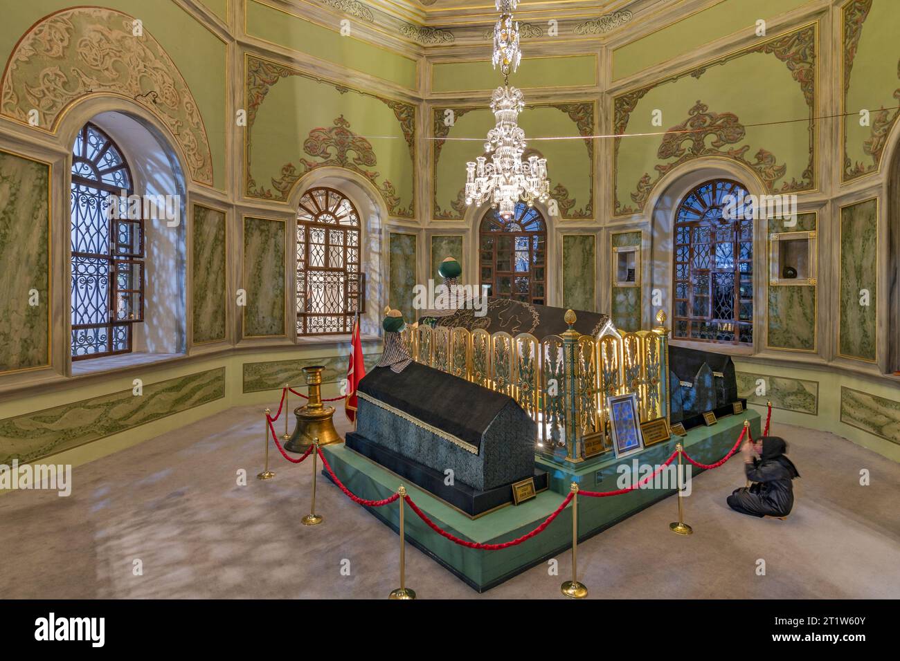 Emir-Sultan-Moschee und Mausoleum in Bursa, Türkei Stockfoto