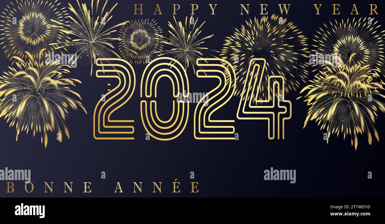 HAPPY NEW YEAR 2024 - festliche silvester silvester silvester Party