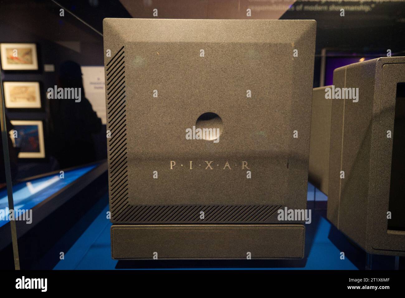 Pixar Image Computer (P-II) auf der Disney100 Ausstellung Stockfoto