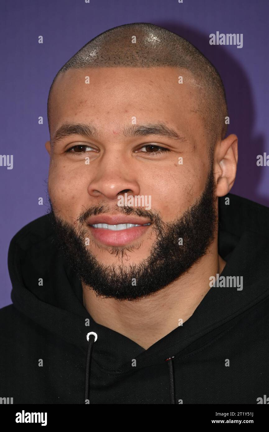 Royal Festival Hall, London, Großbritannien. Oktober 2023. Chris Eubank Jr nimmt an der Abschlussgala „The Kitchen“ Teil – 67. BFI London Film Festival 2023, London, Großbritannien. Quelle: Siehe Li/Picture Capital/Alamy Live News Stockfoto