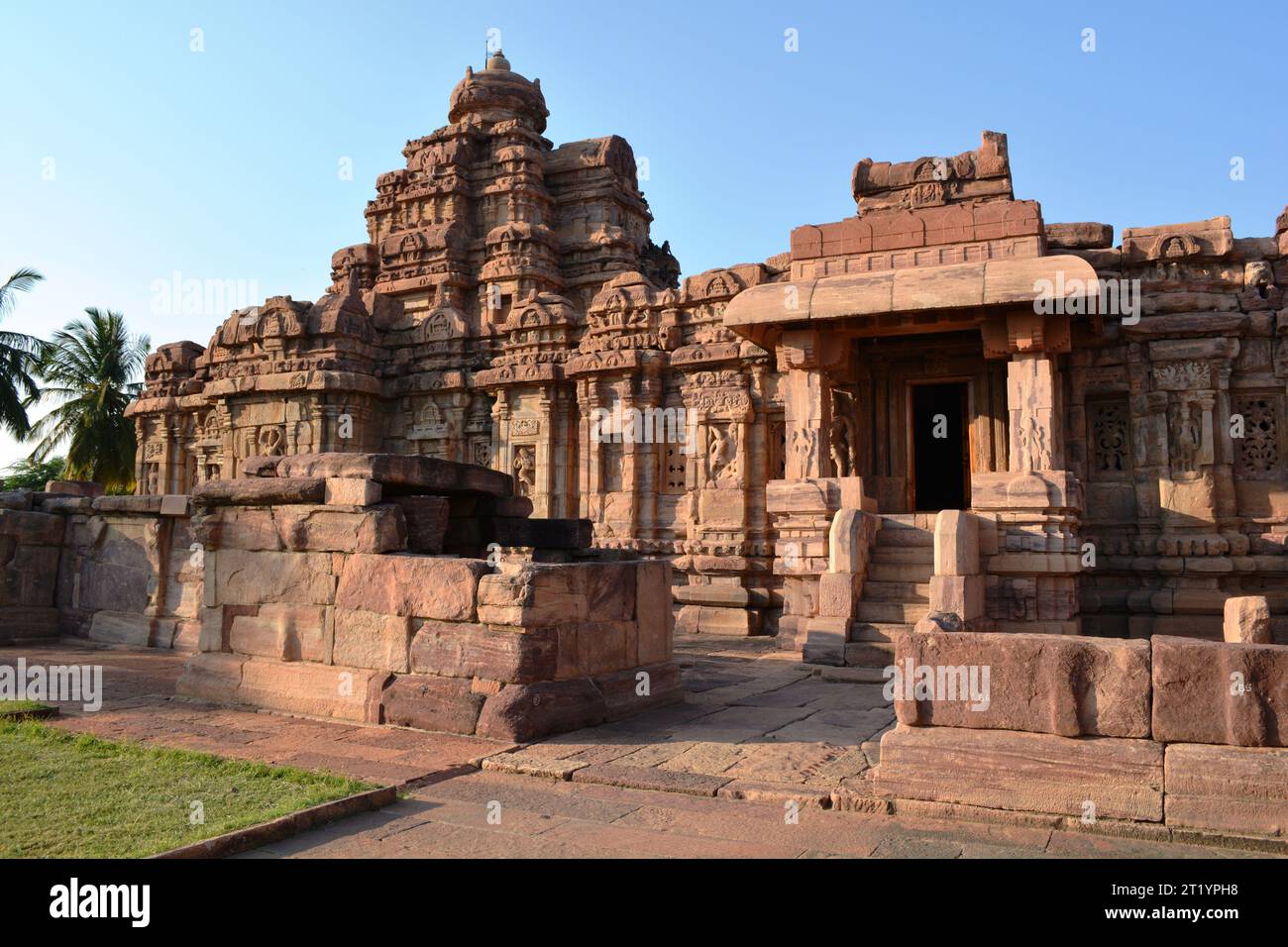 Antike historische Denkmäler in Karnataka Stockfoto