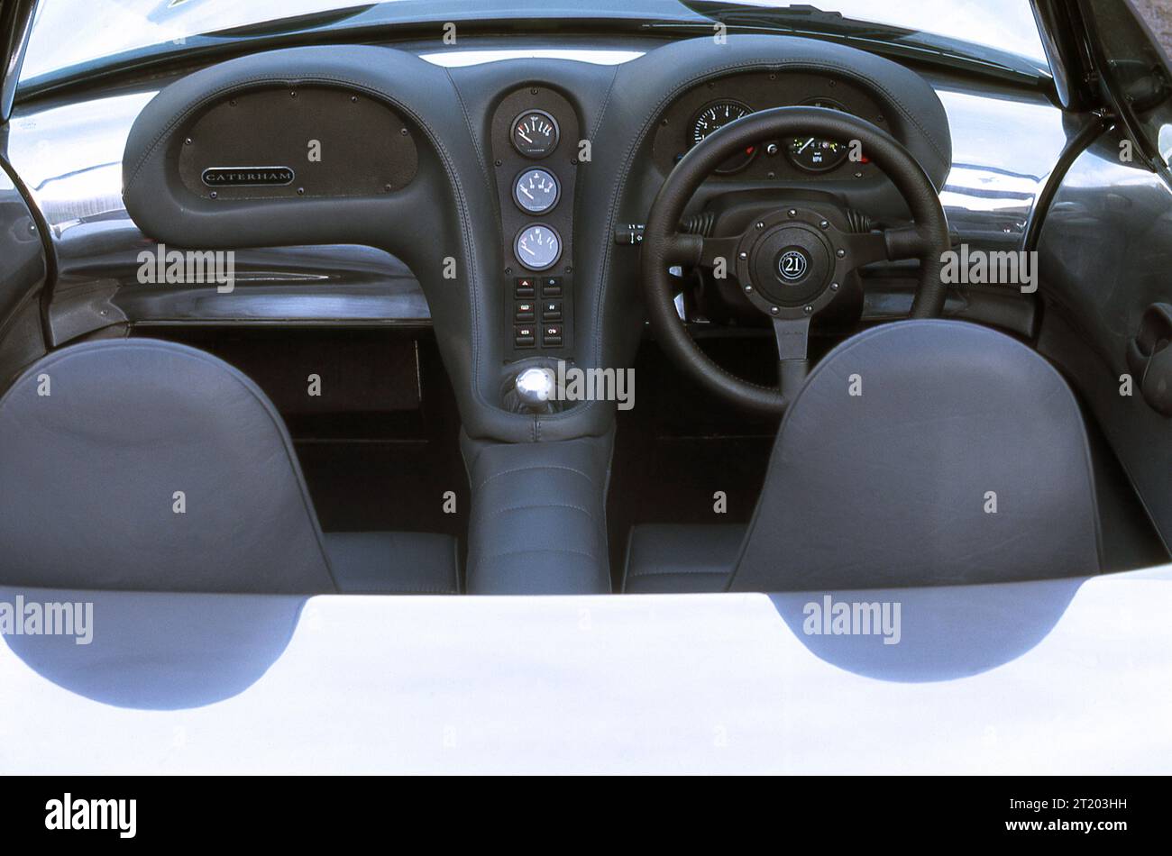 1995 Caterham 21 Roadster Innenraum Stockfoto