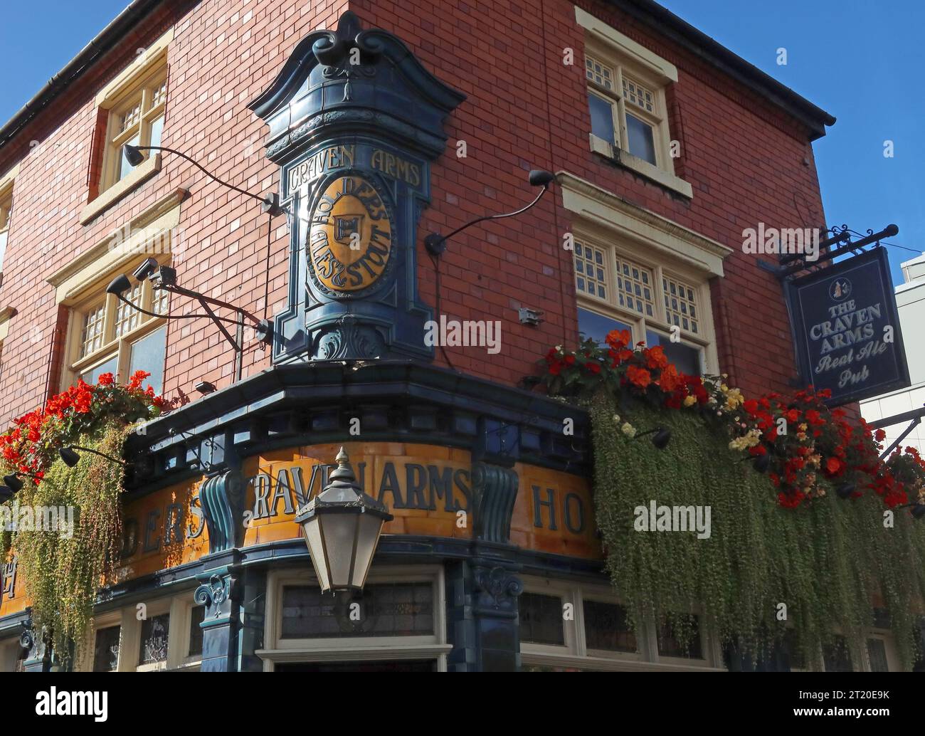 Traditioneller Real Ale Pub, The Craven Arms, 47 Upper Gough St, Birmingham, West Midlands, England, Vereinigtes Königreich, B1 1JL Stockfoto