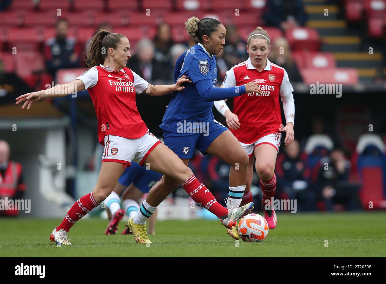 Lauren James von Chelsea Women. - Arsenal Women gegen Chelsea Women, FA Women's Continental Tyres League Cup Finale 2023, Selhurst Park Stadium, London, UK - 5. März 2023. Stockfoto