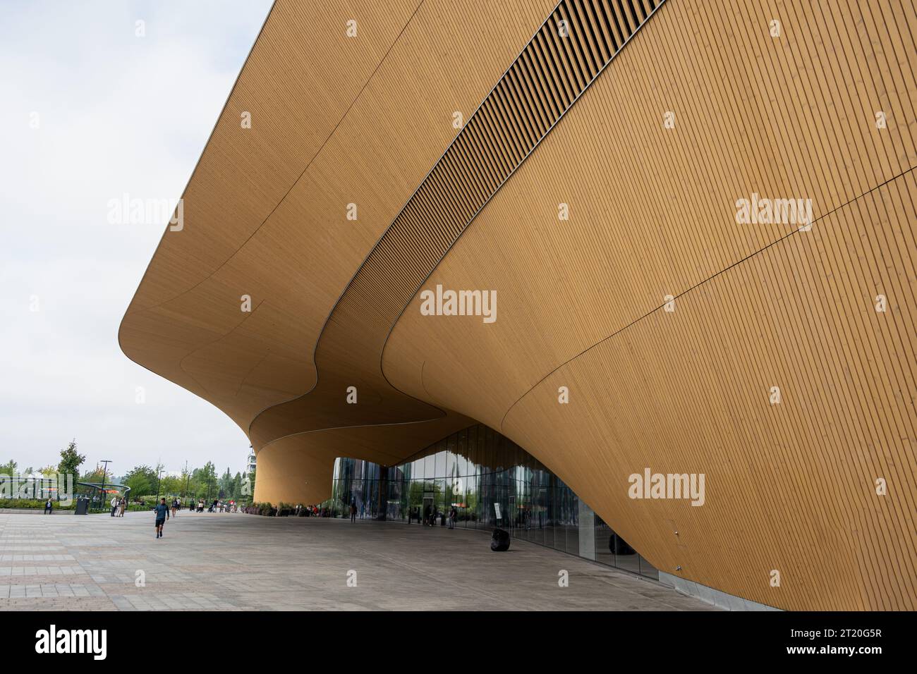 Helsinki Library Oodi Stockfoto