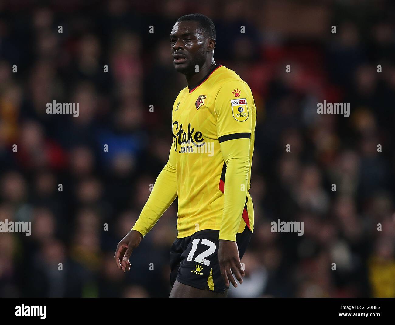 Ken Sema aus Watford. - Watford gegen West Bromwich Albion, Sky Bet Championship, Vicarage Road Stadium, London, Großbritannien - 20. Februar 2023. Nur redaktionelle Verwendung – es gelten Einschränkungen für DataCo Stockfoto