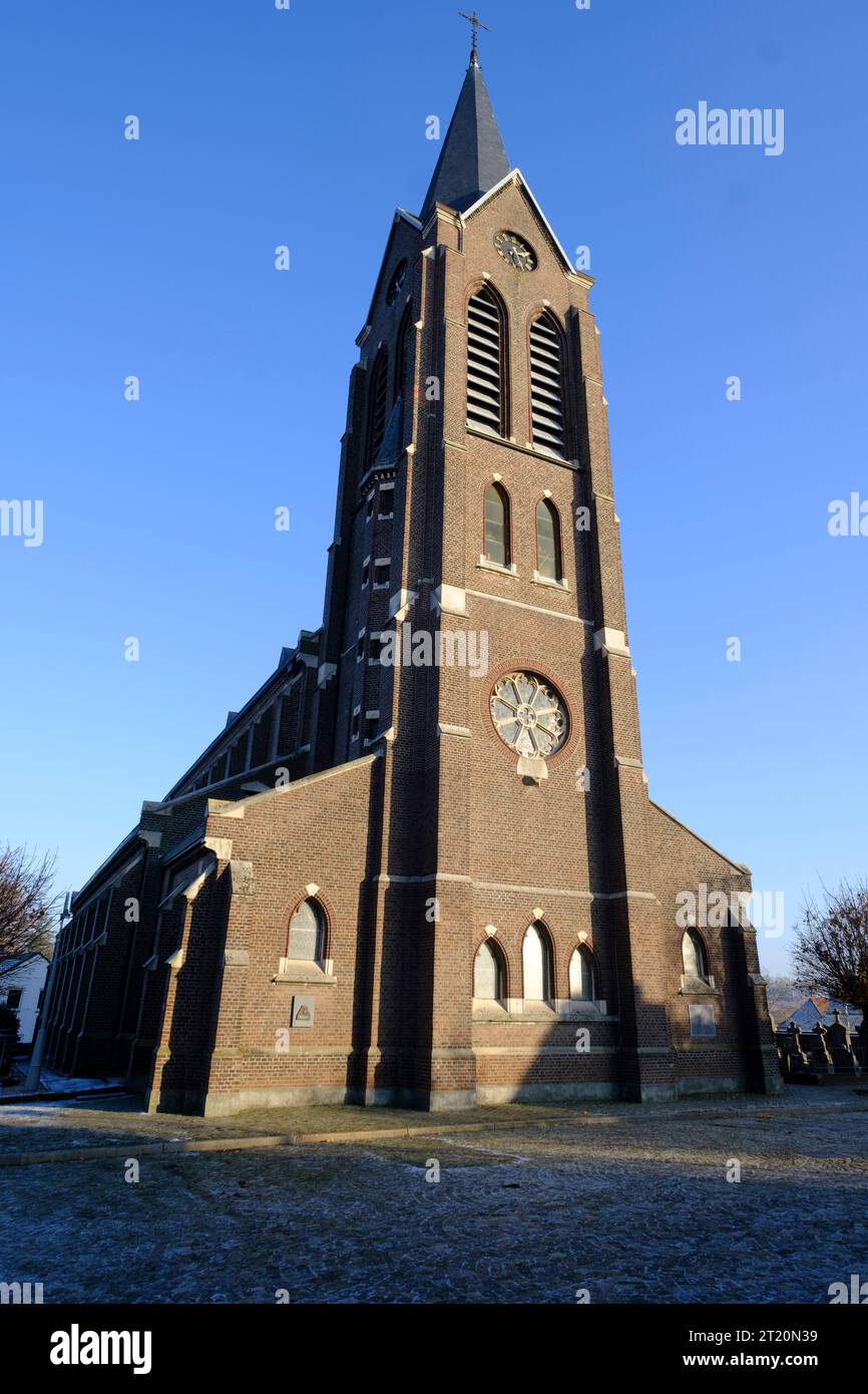 Niederlande, Maastricht: Kirche St. Peter und St. Paul (Sint-Petrus-en-Pauluskerk), wo die fehlenden Überreste von Charles de Batz de Castelmore, Kno Stockfoto
