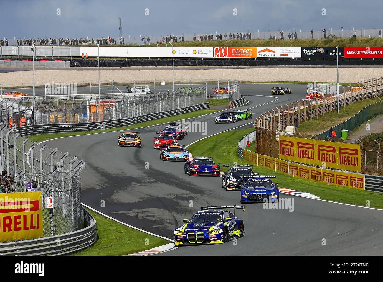 Zandvoort, Niederlande. Oktober 2023. # 46, Zandvoort, NL Sonntag, 15. OKTOBER 2023: Valentino Rossi, Maxime Martine, Team WRT, BMW M4 GT3 Car, pro, während der Rennen des Zandvoort Sprint Cup Rennen am 15. Oktober. Das Team WRT fährt in der pro-Klasse in der Fanatec GT World Challenge Europe Powered by AWS auf der Zandvoort Strecke, gebührenpflichtiges Bild, Foto Copyright © ATP Geert FRANQUET (FRANQUET Geert /ATP/SPP) Credit: SPP Sport Press Photo. /Alamy Live News Stockfoto