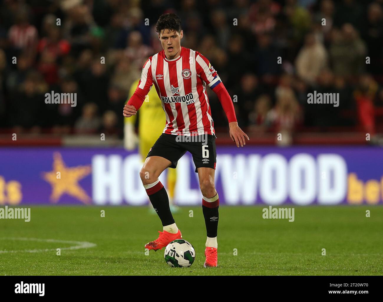 Christian Norgaard aus Brentford. - Brentford gegen Gillingham, EFL Cup, English Football League Cup, Carabao Cup, Brentford Community Stadium, London, UK - 8. November 2022 nur redaktionelle Verwendung - es gelten Einschränkungen von DataCo Stockfoto