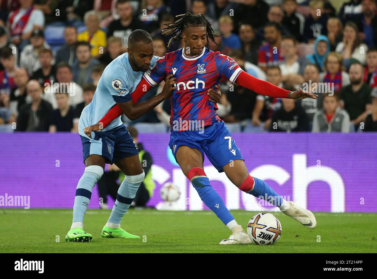 Michael Olise vom Kristallpalast. - Crystal Palace gegen Brentford