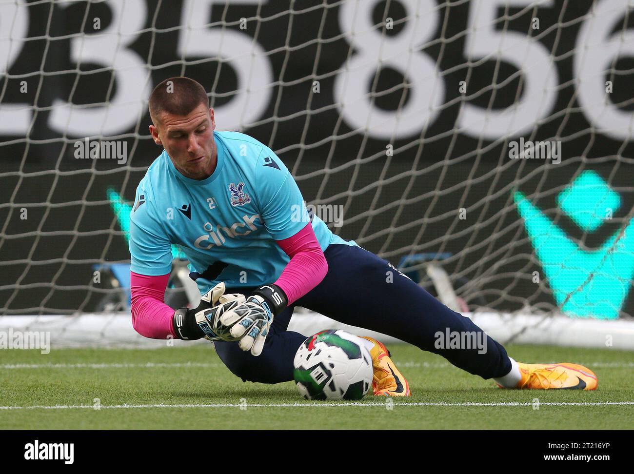 Sam Johnstone vom Crystal Palace. Oxford United gegen Crystal Palace