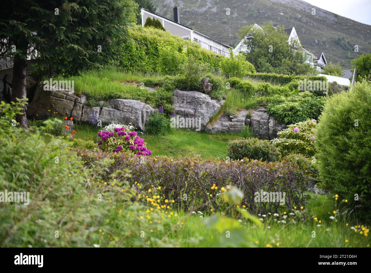 Sehenswürdigkeiten Stavanger, Maloy, Nordfjordeid City in Norwegen Stockfoto
