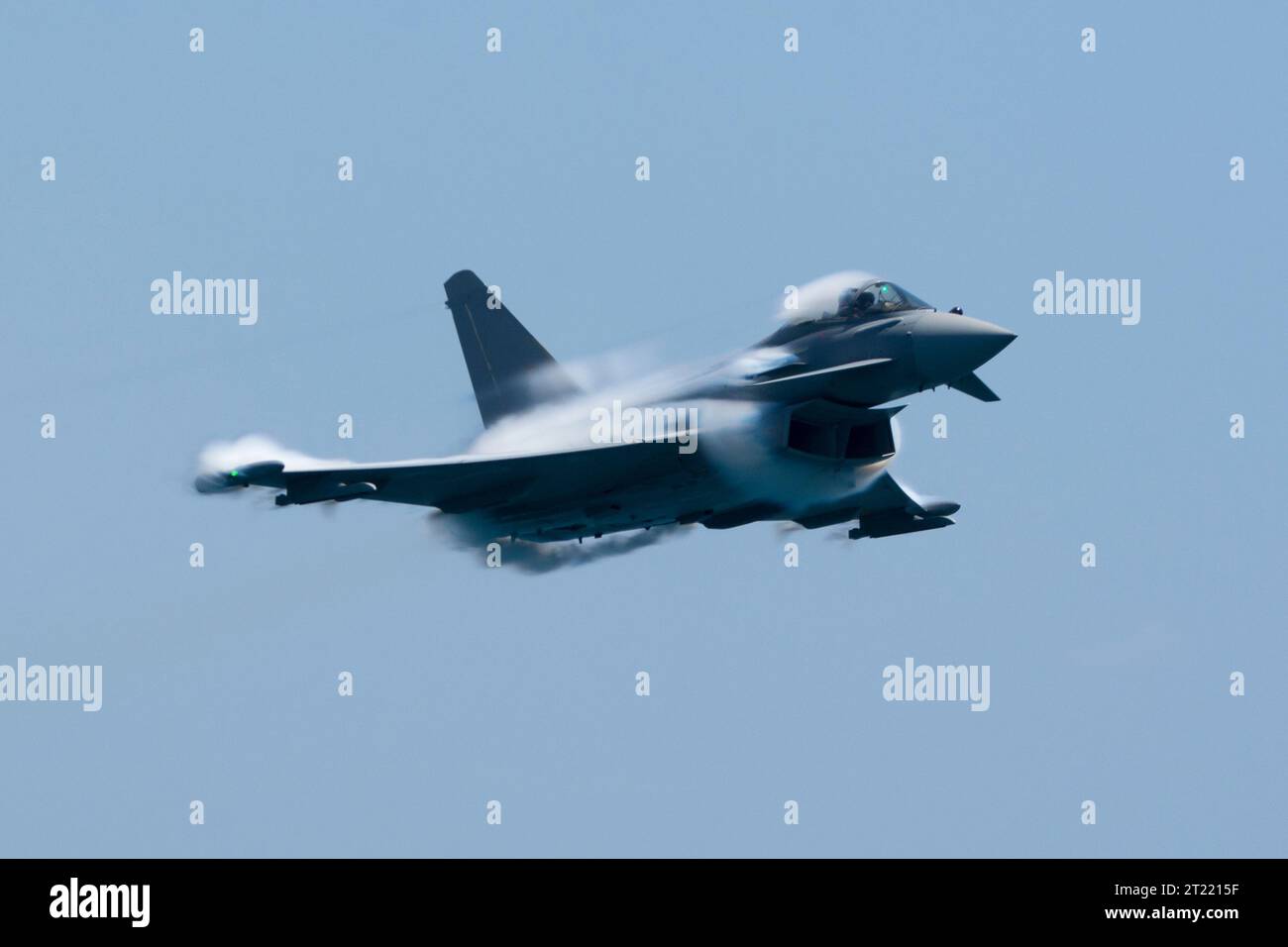 Eurofighter Typhoon Kampfflugzeug Stockfoto