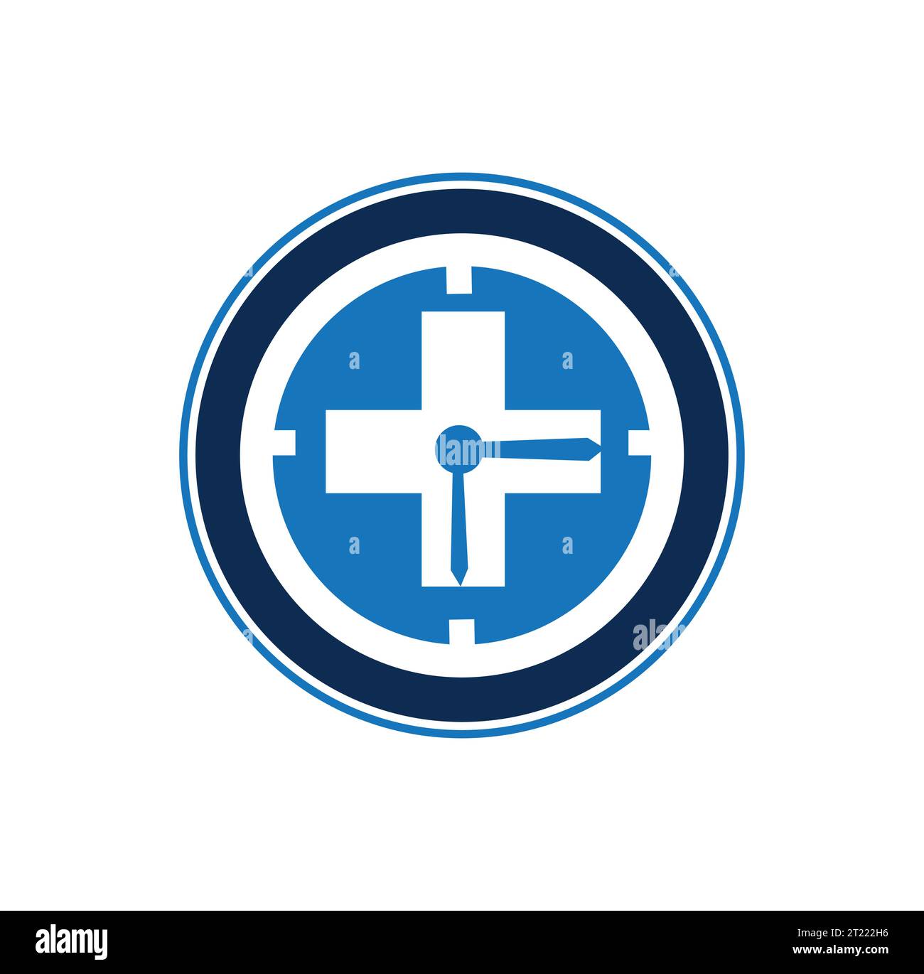 Medizinisches Logo Gesundheit Symbol isoliert auf weißem Hintergrund. Designvorlage Für Flaches Vektor-Logo Stock Vektor