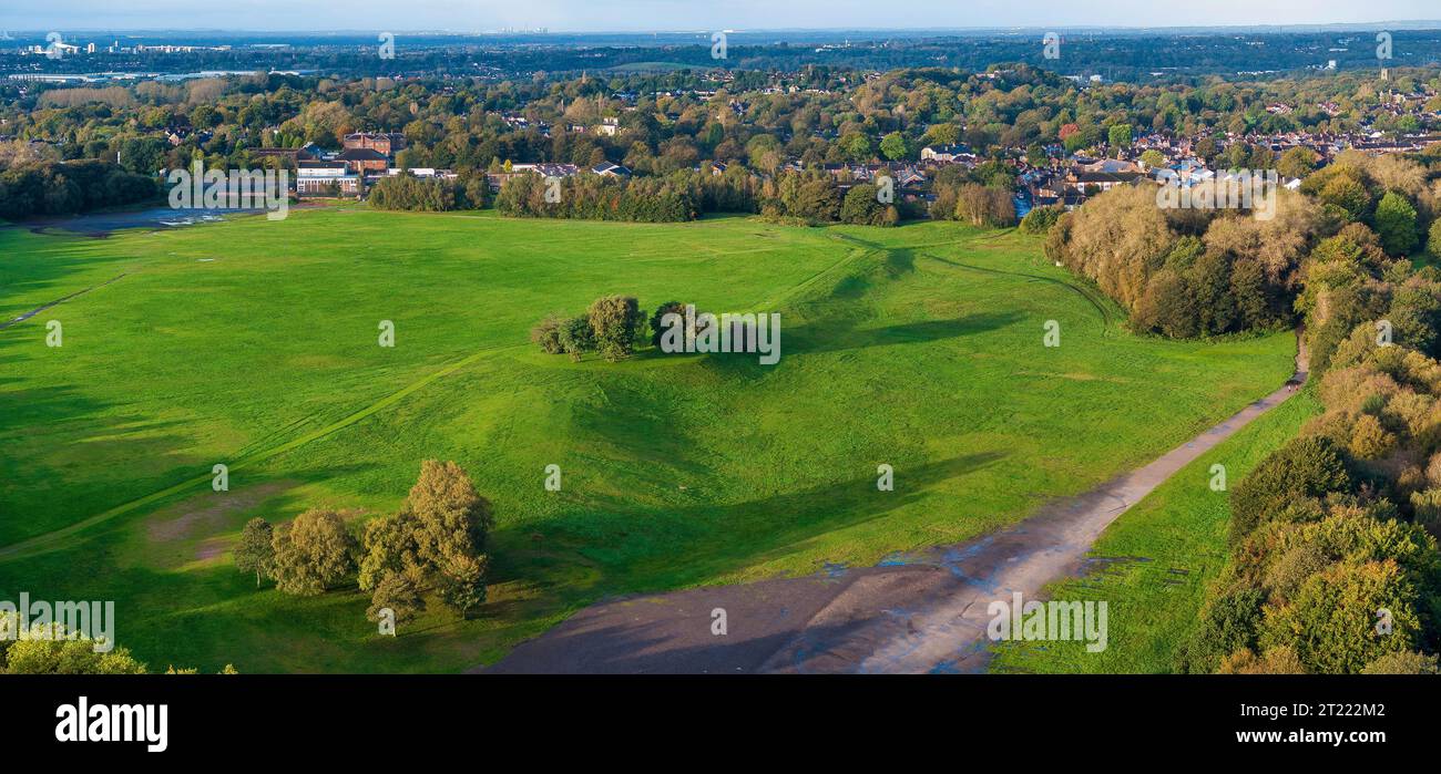 Prestwich und Heaton Park im Herbst Stockfoto