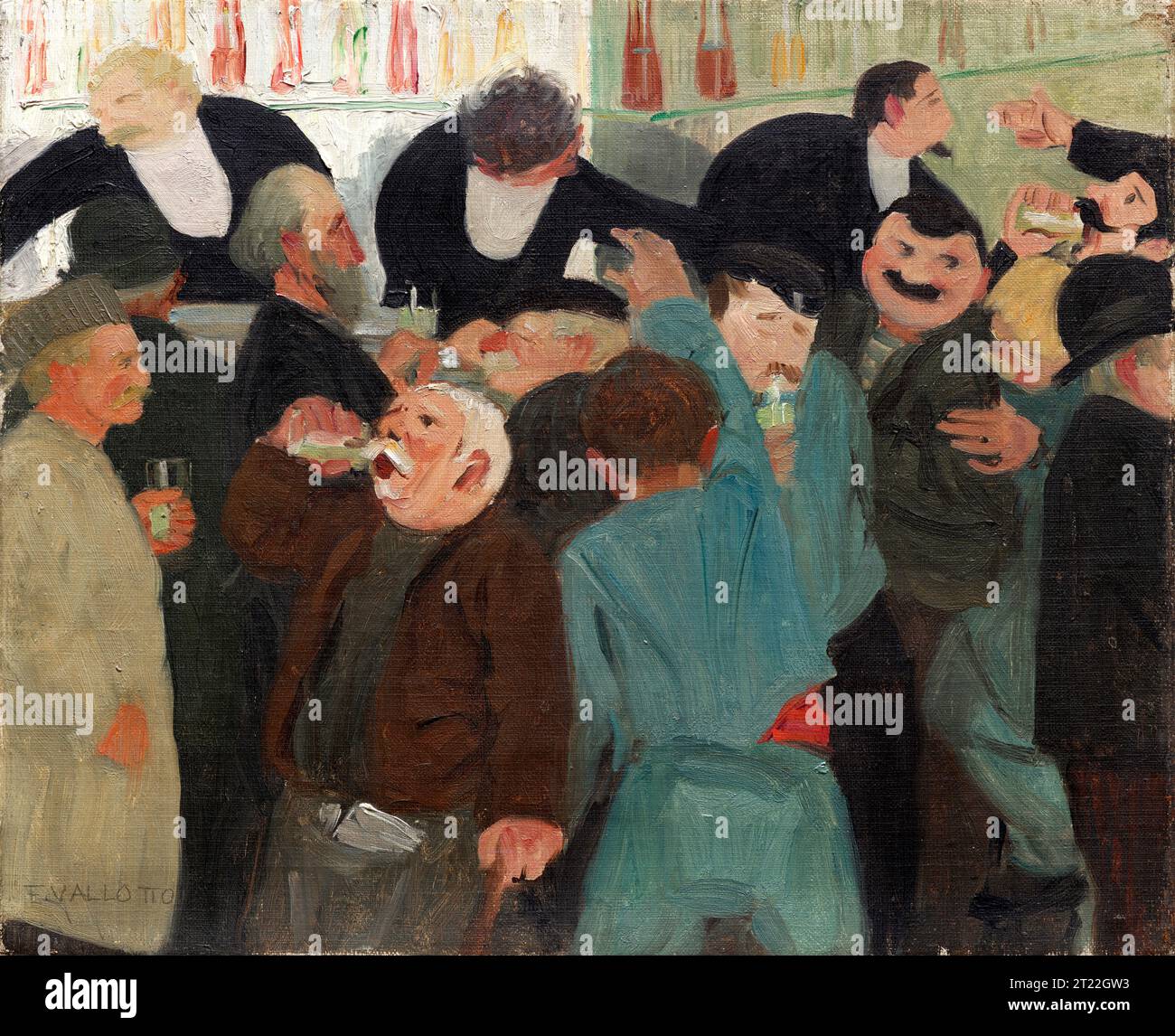 Vallotton. Gemälde des schweizerisch-französischen Künstlers Félix Vallotton (1865-1925), Öl auf Leinwand, 1895 Stockfoto