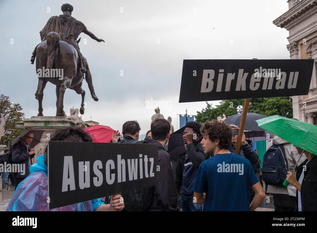 16.10.2023 Rom 80. Jahrestag, Rom erinnert sich an den Überfall des