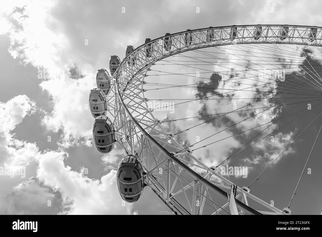 Das London Eye Stockfoto