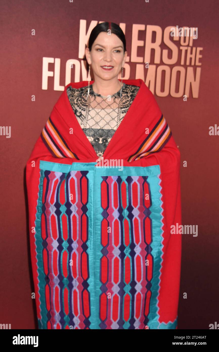 HOLLYWOOD, KALIFORNIEN - 16. OKTOBER: Addie Roanhorse bei Apples Originalfilmen Killers of the Flower Moon LA Premiere im Dolby Theater in Hollywood, Kalifornien am 16. Oktober 2023. Copyright: XJeffreyxMayerx Credit: Imago/Alamy Live News Stockfoto