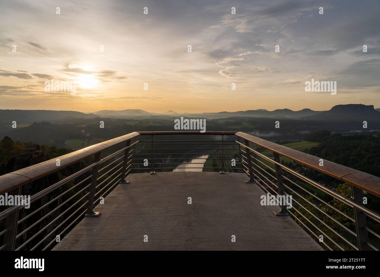 Nationalpark Sächsische Schweiz in Deutschland Stockfoto