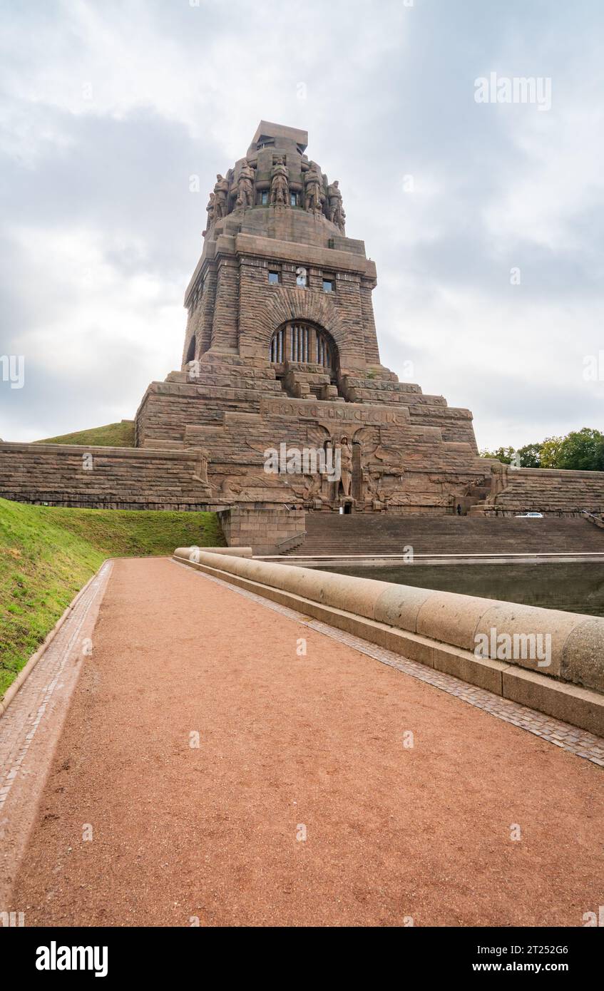 Das Völkerschlachtdenkmal in Leipzig Stockfoto