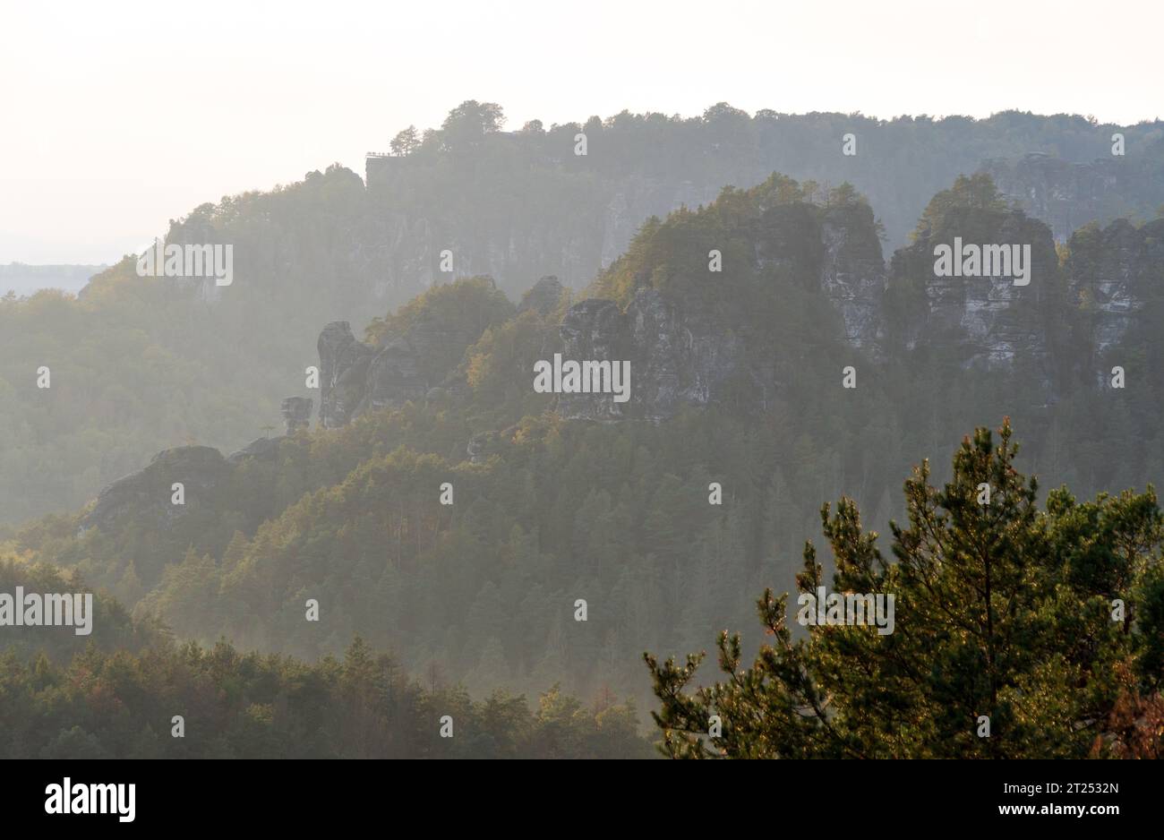 Nationalpark Sächsische Schweiz in Deutschland Stockfoto