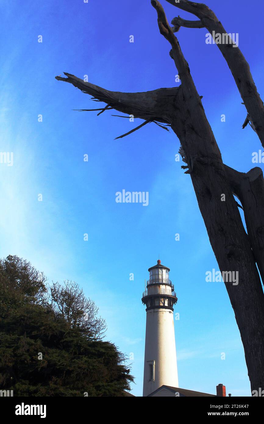 Pigeon Point Lighthouse, Pescadero, CA Stockfoto