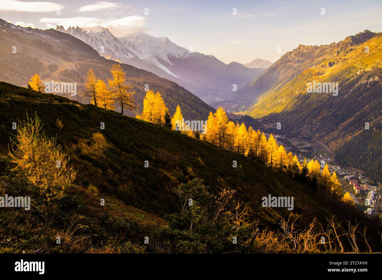 Pecleret In Chamonix In Haute Savoie, Frankreich Stockfoto