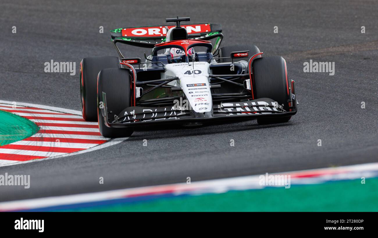 Suzuka Grand Prix Circuit, 18. Oktober 2023: Liam Lawson (Neuseeland) vom Team Alpha Tauri während des Formel-1-Grand-Prix von Japan 2023. Stockfoto