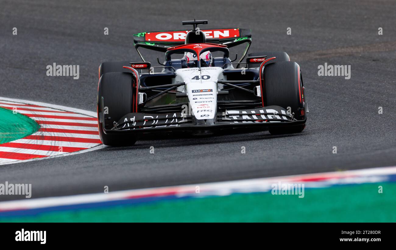 Suzuka Grand Prix Circuit, 18. Oktober 2023: Liam Lawson (Neuseeland) vom Team Alpha Tauri während des Formel-1-Grand-Prix von Japan 2023. Stockfoto