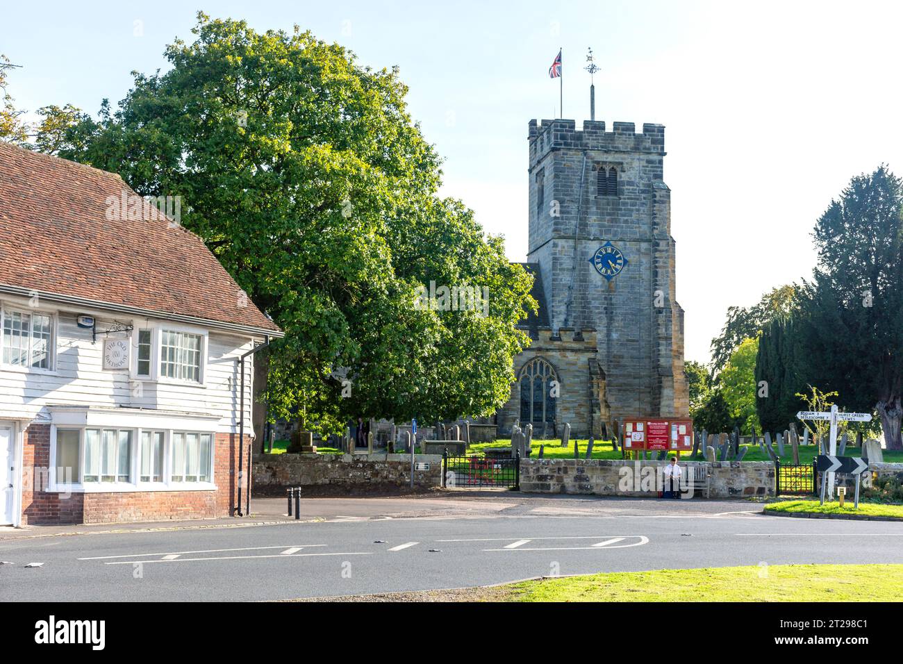 St. Laurence Church, The Moor, Hawkhurst, Kent, England, Vereinigtes Königreich Stockfoto