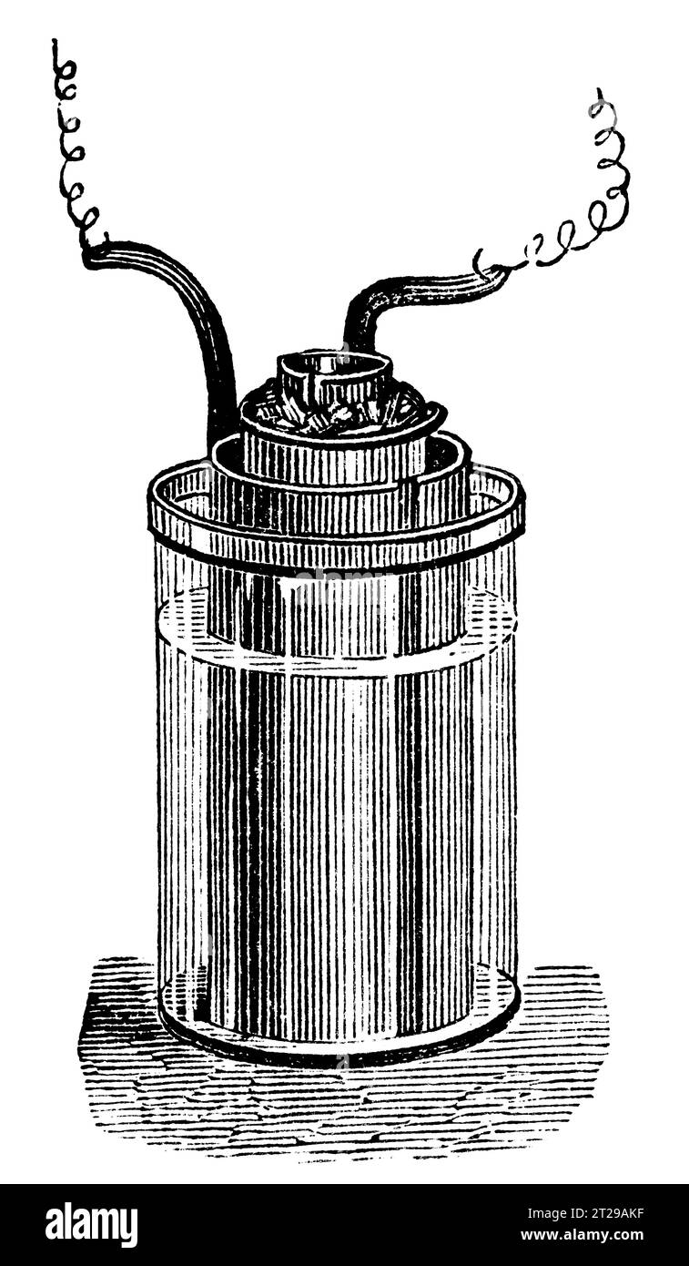 Digital restauriert aus der 1882 erschienenen kondensierten amerikanischen Enzyklopädie. Stockfoto