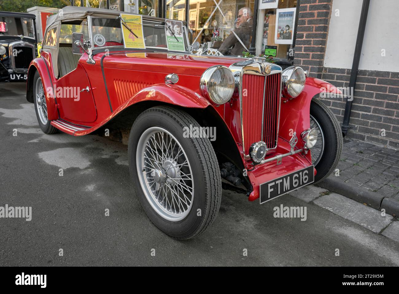 MG TC 1947 Oldtimer. England Großbritannien Stockfoto