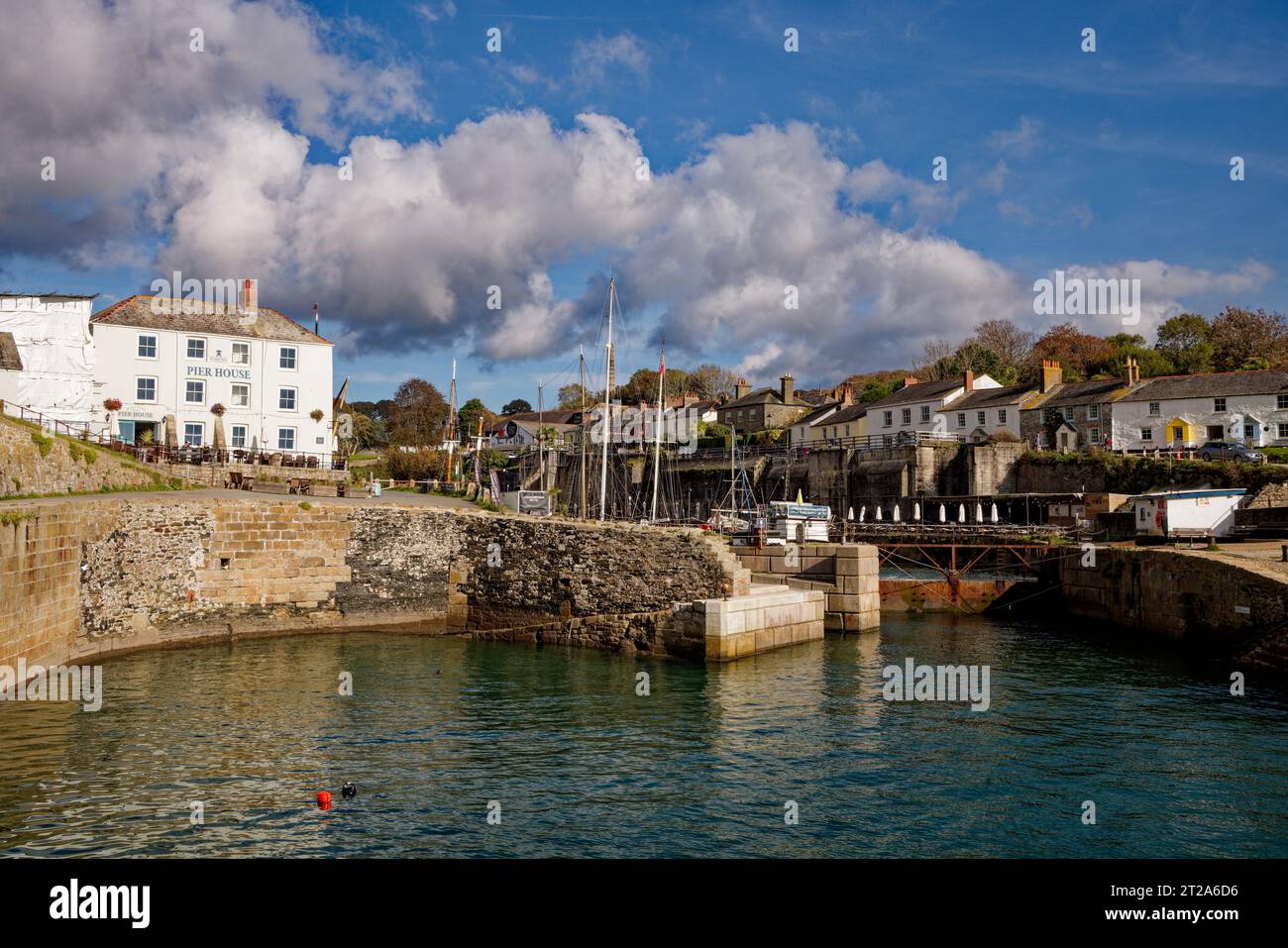 Charlestown Harbour Stockfoto