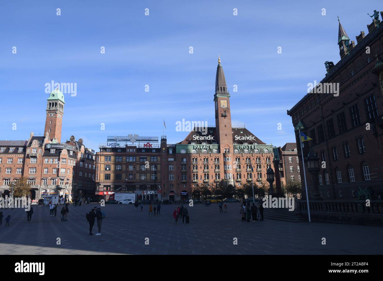 Kopenhagen, Dänemark /18. Oktober. 2023/.Scandic Palace Hotel am Rathausplatz in danis Hauptstadt. Photo.Francis Joseph Dean/Dean Pictures Credit: Imago/Alamy Live News Stockfoto