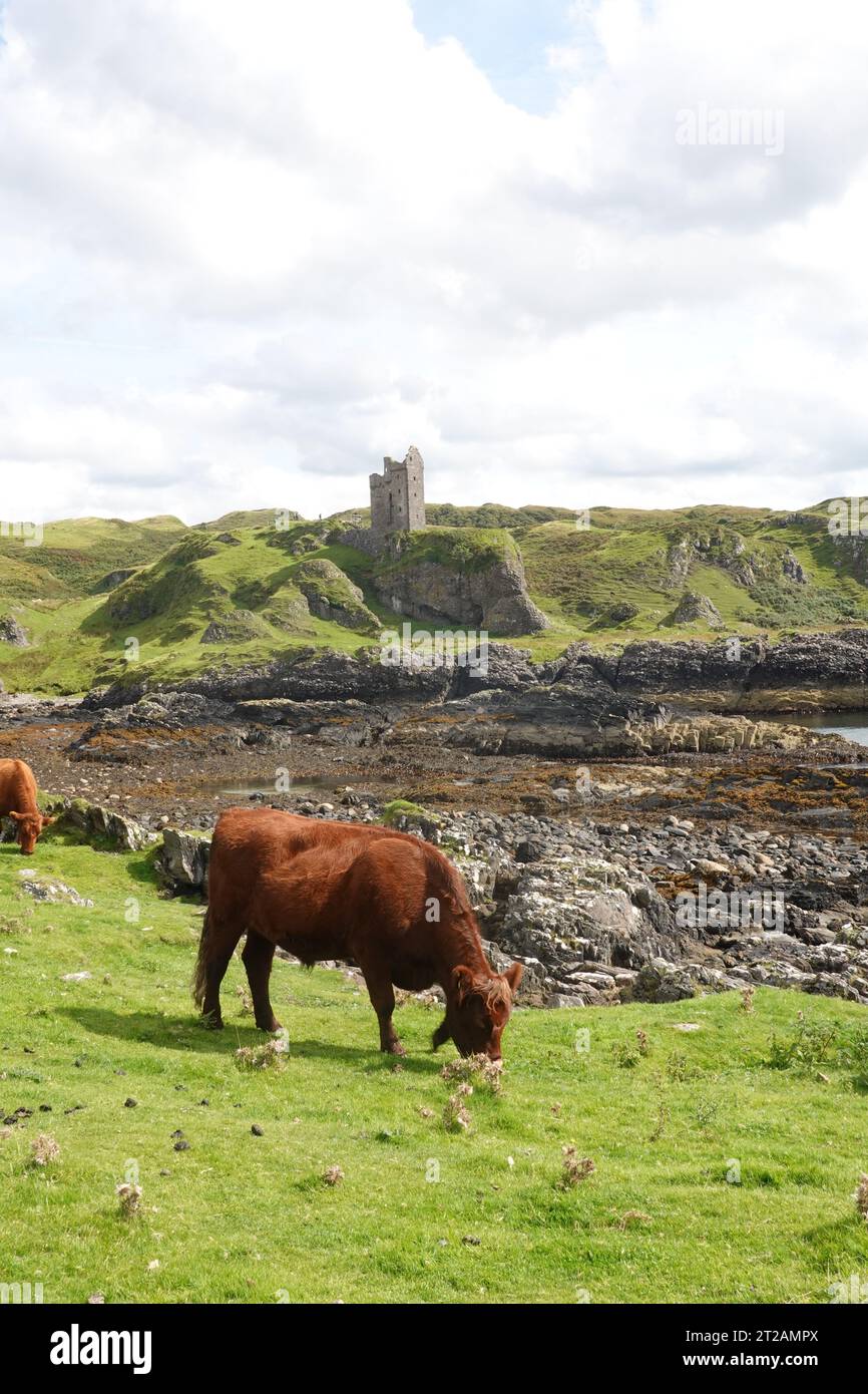 Gylen Castle Island von Kerrera, Argyll und Bute, Schottland Stockfoto