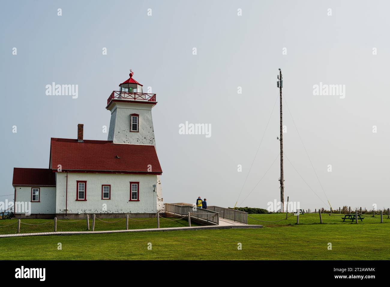 Wood Islands Lighthouse   Wood Islands, Prince Edward Island, CAN Stockfoto