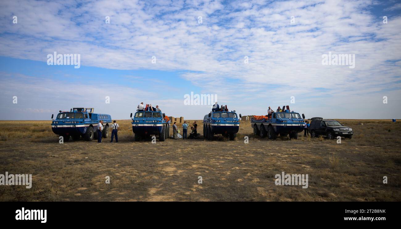 Landung der expedition 69 Fotos und Bildmaterial in hoher Auflösung