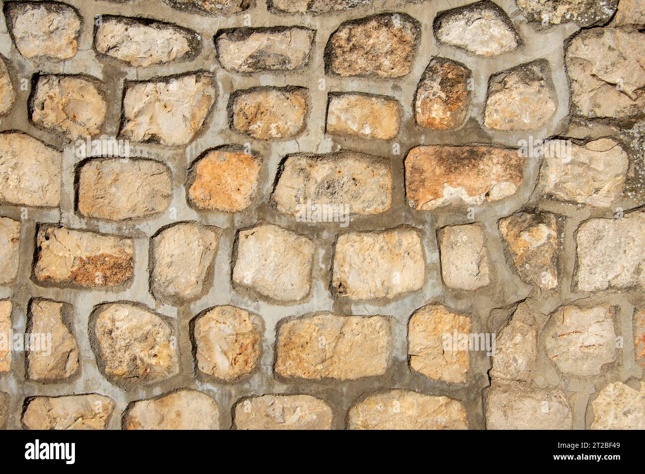 Textura de muro de piedra Stockfoto