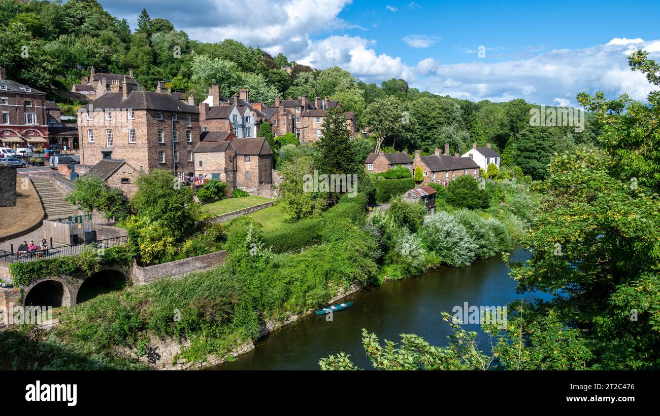 Ironbridge Village, Shropshire, Großbritannien Stockfoto